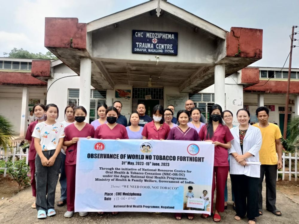 World No Tobacco Fortnight culminates in CHC Medziphema 